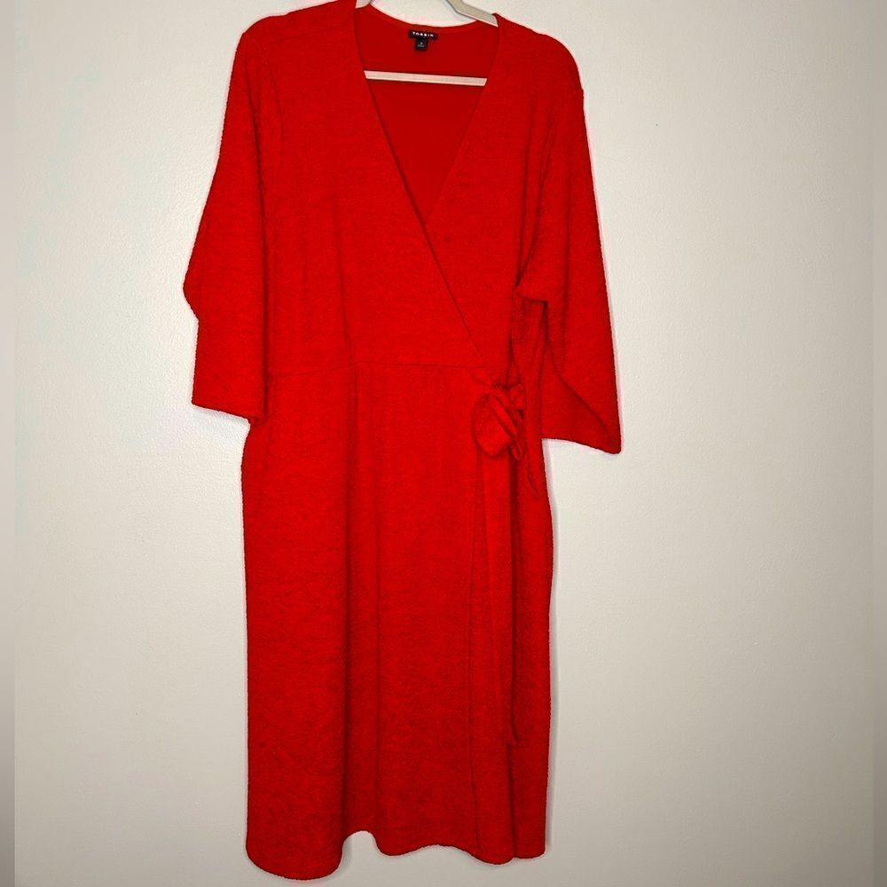 Torrid Textured Wrap Dress